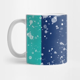 Vibrant squares with splash Mug